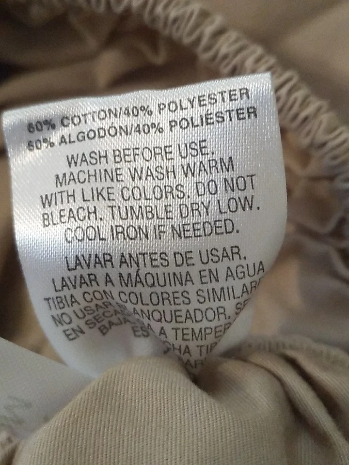 Sábana bajera Mainstays beige talla completa superior o inferior Foto 4 de 4