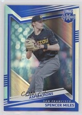 2022 Panini Elite Extra Edition Aspirations Blue 145/349 Spencer Miles #136 z1r