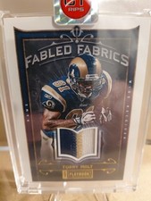 2012 Panini Playbook - Fabled Fabrics Torry Holt #57 Prime /15 (MEM)