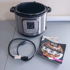 Instant Pot IP-DUO60 V3 Electric Pressure Cooker Base Only 6 Quart Tested Works