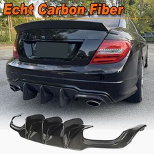 Carbon Heckdiffusor Heckansatz Diffusor für Mercedes W204 C204 C63 AMG 2012-2015