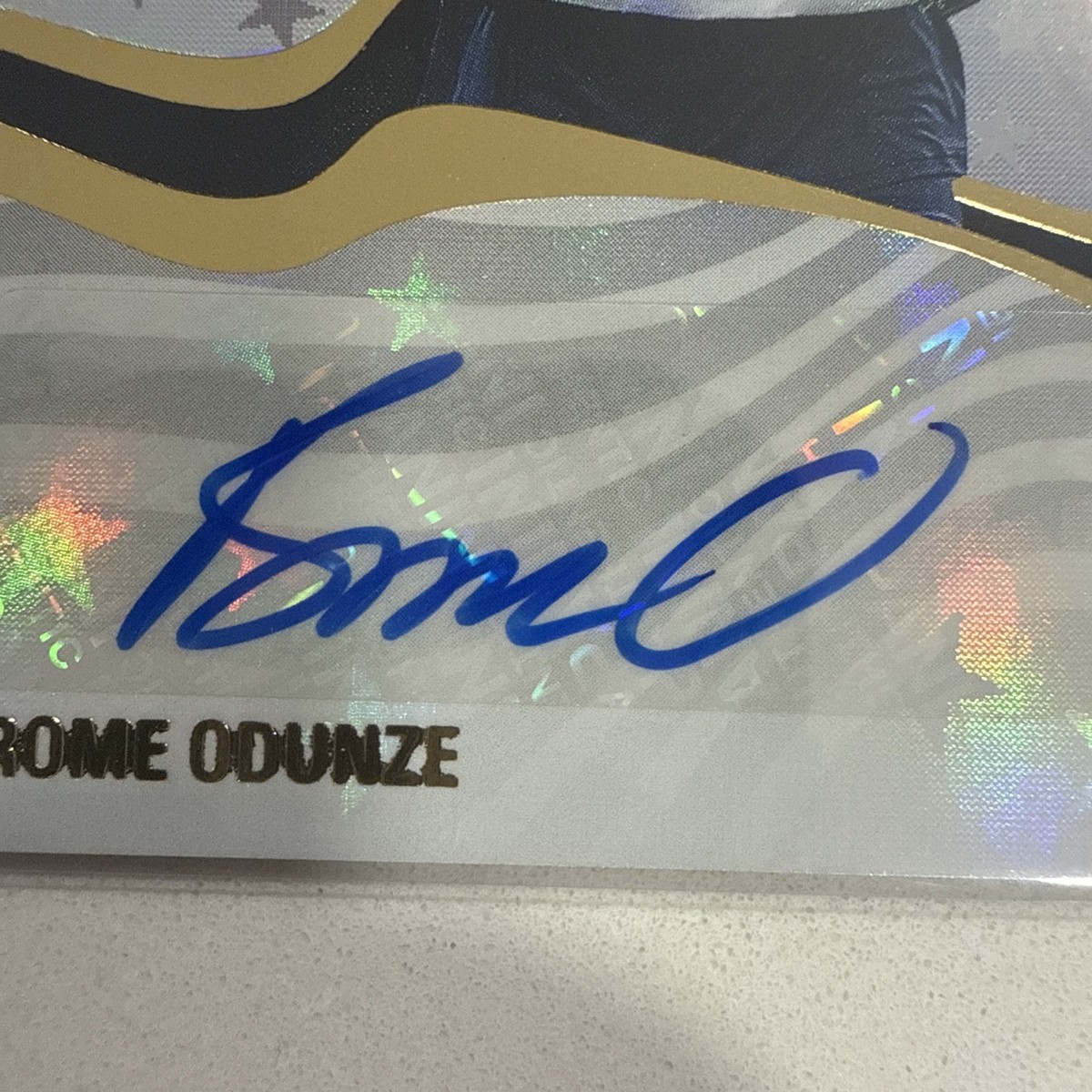 2025 Panini Revolution - Rome Odunze Mega Exclusive Astro Auto RSA