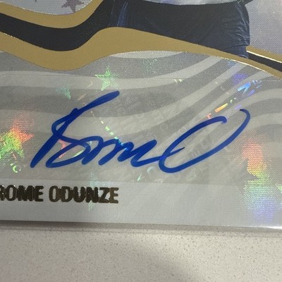 2025 Panini Revolution - Rome Odunze Mega Exclusive Astro Auto RSA