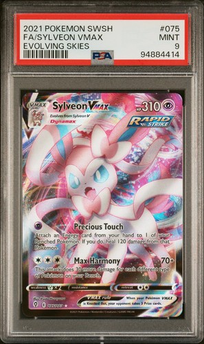 Sylveon VMAX graded PSA 9 for sale on eBay