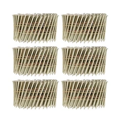 3600Pack 2-1/2"x 0.090" Resin Paint Siding Nails 15 Degree Wire Collated Coil