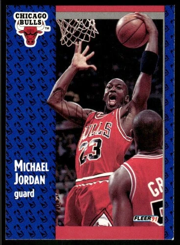 1991-92 Fleer #29 Michael Jordan Chicago Bulls basketball card