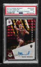 2019 Mosaic Rookie Choice Black Gold Prizm 3/8 Dylan Windler PSA 9 MINT Auto 3hd