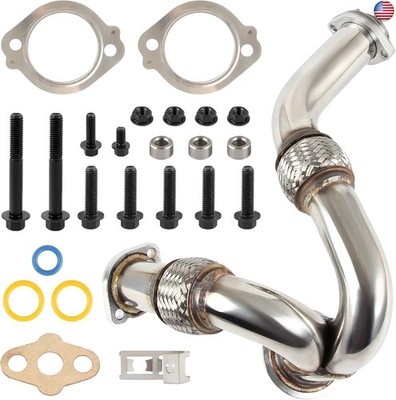 DOCAS Turbocharger Y-Pipe Up Pipe Kit With Gasket Replacement For Ford