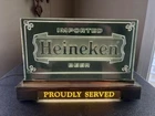 Vintage Heineken Holland Beer Bar Cash Register Lighted Beer Sign Light - Works!