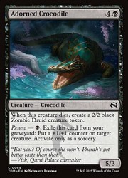 Adorned Crocodile 69 Foil Tarkir: Dragonstorm