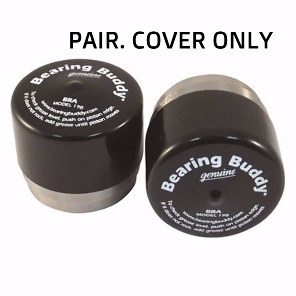 PAIR Vinyl Bra 70017 Cover 17B Fits Bearing Buddy 1781, 1810 Trailer