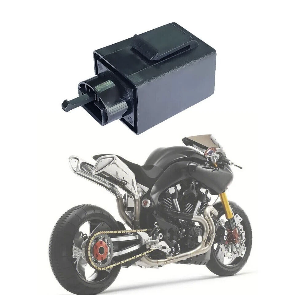 Acessório de luz de seta pisca-pisca eletrônico relé pisca-pisca LED motocicleta 3 pinos - Imagem 4 de 4