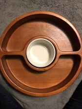 Marketplace Wooden Chip And Dip Server