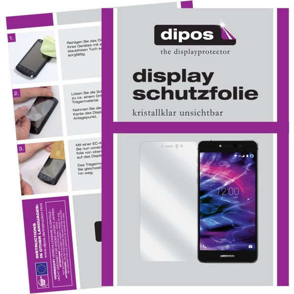 2X Schutzfolie FüR Medion Life X5020 Klar Display Folie Dipos-image