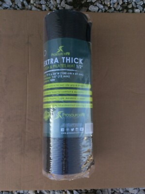 ProsourceFit Extra Thick Yoga and Pilates Mat ½  (13mm) 71-inch L