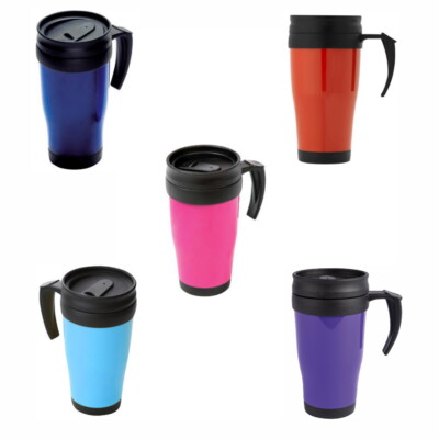 Thermo Reisebecher Tasse Heiß Warm Thermo Getränke Flasche Outdoor Kaffee Tee Deckel