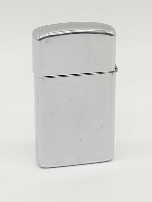 RETRO ZIPPO SLIM 1994 CIGARETTE LIGHTER Chrome | eBay