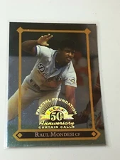 F43846  1998 Leaf Fractal Foundations #151 Raul Mondesi CC /3999 Dodgers
