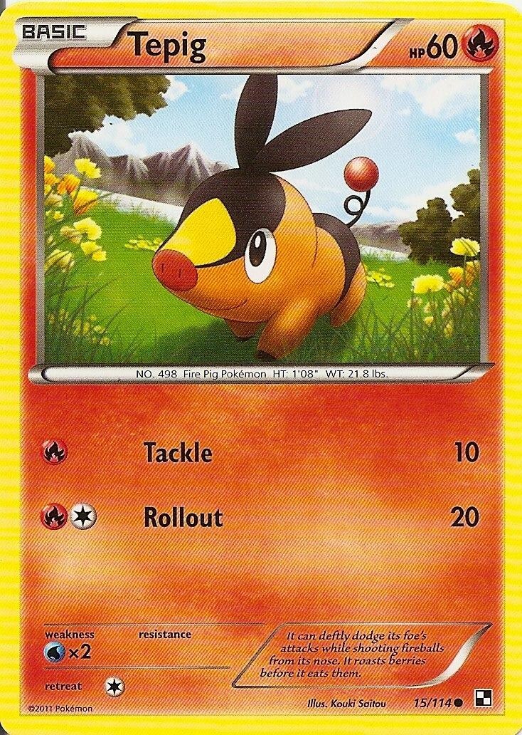 Pokemon Black & White Choose Your Card 2011 Vintage NM/LP