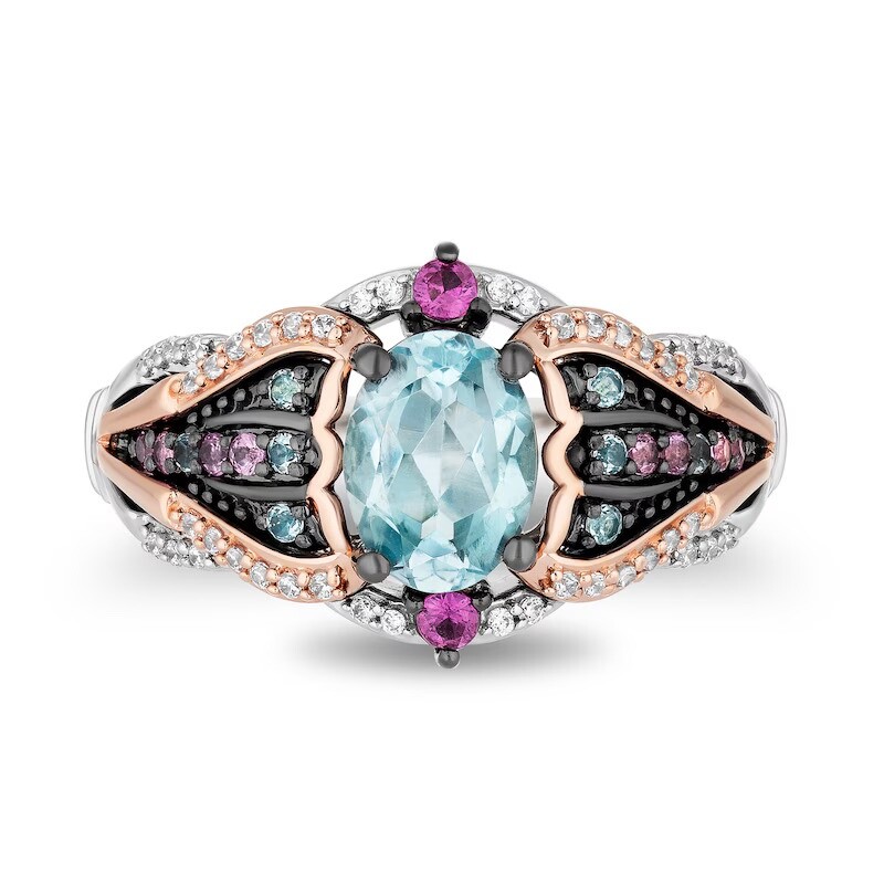 Collector's Edition Enchanted Disney The Little Mermaid Caspia Ring in Silver