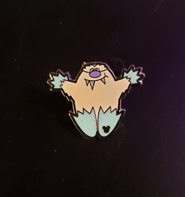 Disney Collectible Pin - Hidden Mickey - Cute Yeti - Snow Angel #82365 2011