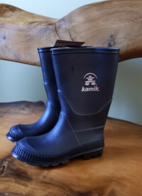 Kamik Black Logo Rain Boot Women main image 4