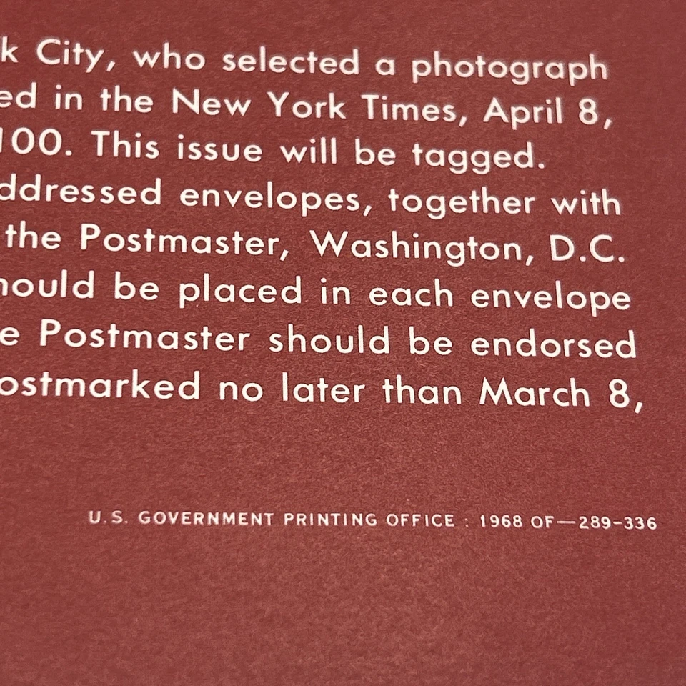 1968 15¢ Oliver Wendell Holmes Regular US Postage Stamp FDC Advertising - Image 4 of 4