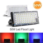 50W Led Flood Light 220V Floodlight Spotlight  Red Green Blue LED Street Lamp
