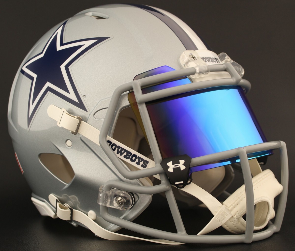 CUSTOM* DALLAS COWBOYS NFL Riddell Speed AUTHENTIC Football Helmet