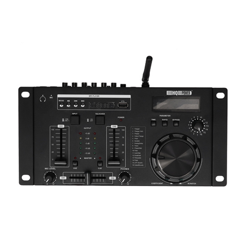 Table de mixage 2 canaux HQ-Power effets DSP pour vos soirées privées