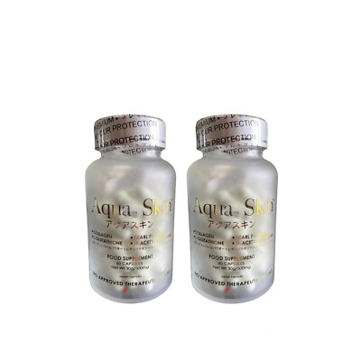 Aqua Skin Glutathione 60 Capsules Made In Japan - 2 Pack