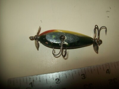 Leurre De Pêche Vintage Creek Chub Albino Crawdad 1918