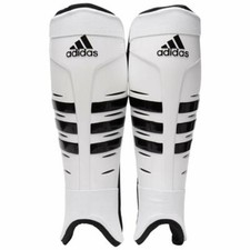 adidas Hockey Shin Guards White Black F91067 - Free P&P