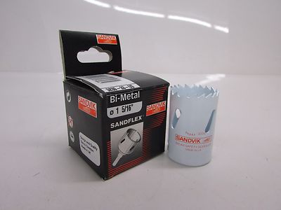 NEW! SANDVIK 1-5/16'' BI-METAL HOLE SAW, SANDFLEX  #3830-33-US