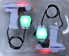 2018 Laser X Micro Blaster Laser Tag With Arm Band Receiver Two Player Set WOW