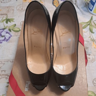 Christian Louboutin Lady Peep 150 Patent Calf | eBay Christian Louboutin Lady Peep 150 Patent Calf | eBay