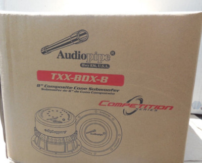 8'' 500W RMS 4-Ohm DVC Competition Subwoofer Audiopipe TXX-BDX Series TXX-BDX-8D4