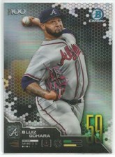 Luiz Gohara Atlanta Braves 2019 Bowman Chrome Scouts Top 100