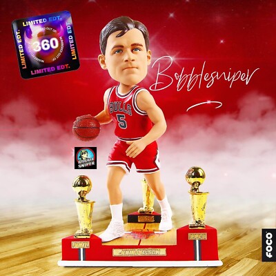 JOHN PAXSON Chicago Bulls 3X Champion 