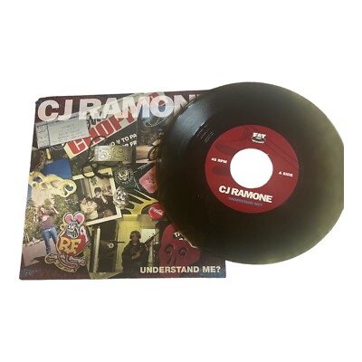 CJ Ramone Understand Me 7  Record, Limited Edition Green Vinyl,  2014, Mint 