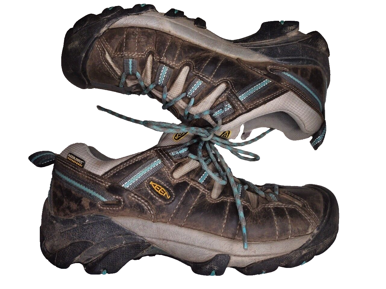 Keen Targhee II Womens 9.5 Low Hiking Trail Shoes Blue Gray