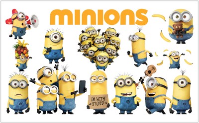 The Minions Characters Large Poster Art Print 91x61 cm