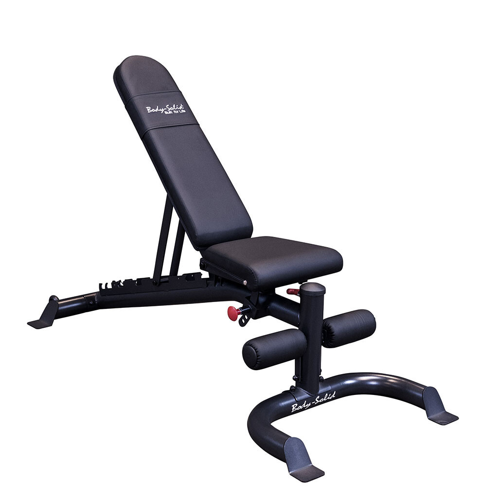 Body-Solid GFID100B Adjustable Flat, Incline, and Decline We