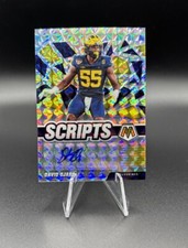 2022 Panini Mosaic Draft Picks Scripts Auto #SM-DOJ David Ojabo Gold /10 READ