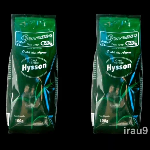 Hysson Green Tea Gorreana 200g From Azores islands 2x 100g Portugal Since 1883