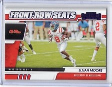ELIJAH MOORE 2021 Contenders Draft Picks FRONT ROW SEATS PURPLE ROOKIE #25