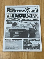 Full Throttle News Racing Magazine October 1996 Edition