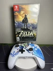 Legend Of Zelda Breath Of The Wild Nintendo Switch CIB Complete Tested + Control