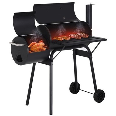 Charcoal Grills 43-inch Outdoor Grill,Multiple People BBQ Grill with Double G...