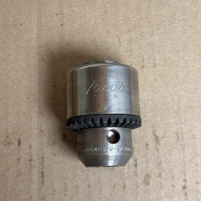 Vintage Jacobs Multi-Craft Drill Chuck 5/64 - 1/2 Cap. 1/2-20 Thread Made In USA